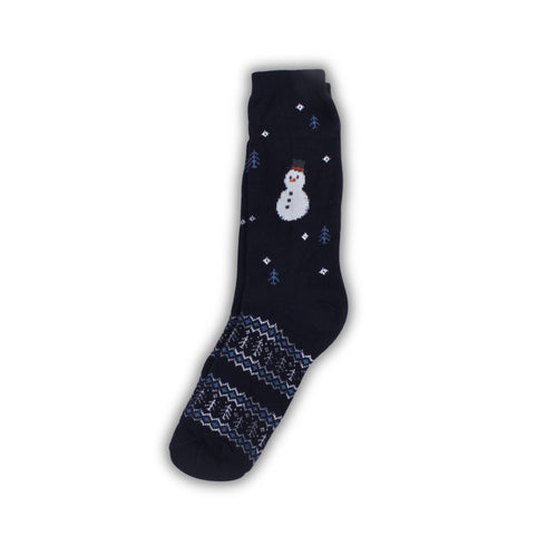 Winter Snowmen Funky Socks